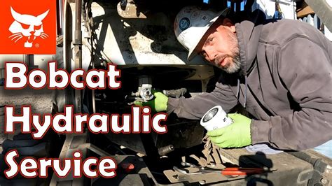 how to fill hydraulic fluid in a bobcat skid steer|bobcat hydraulic fluid near me.